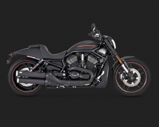 Vance & Hines Slip-ons Widow Black Harley Night Rod 2006-2017